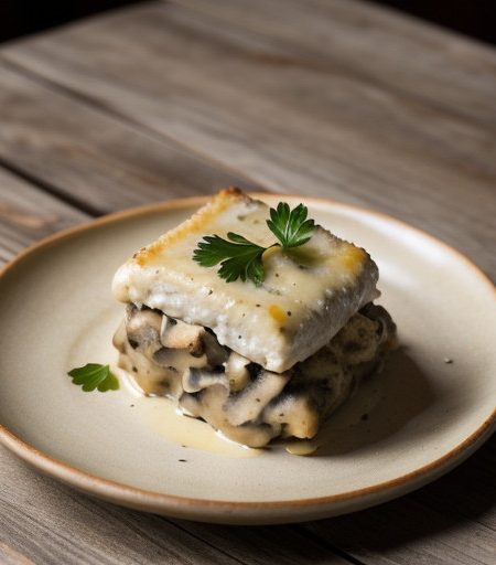Mushrooms Stuffed With Crabmeat & Gruyere recipe image