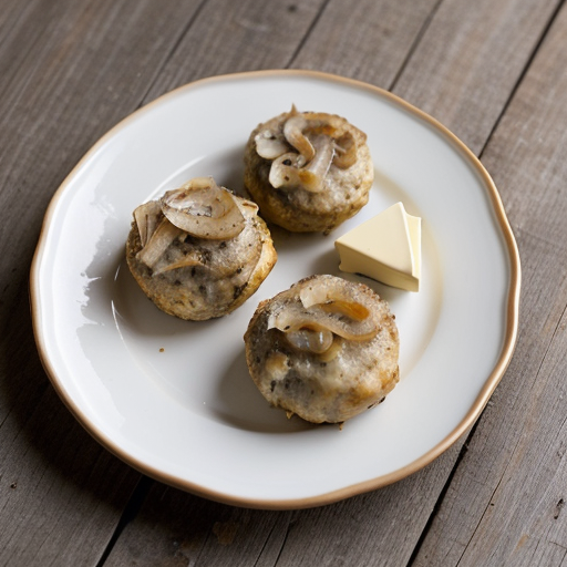 Mushrooms Stuffed With Crabmeat & Gruyere recipe image