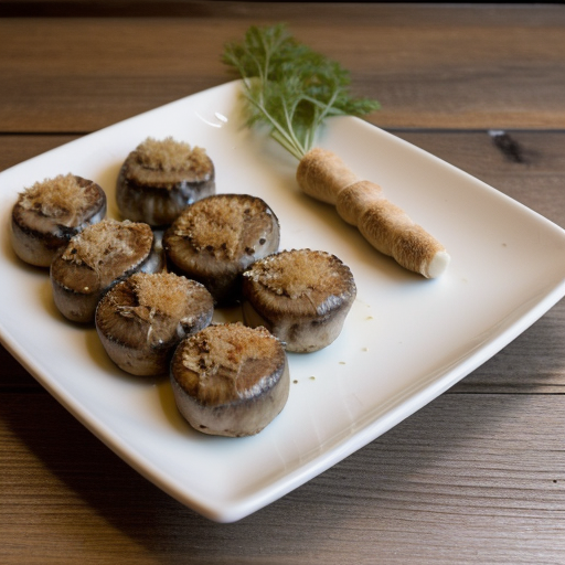 Mushrooms Stuffed With Crabmeat and Gruyere recipe image