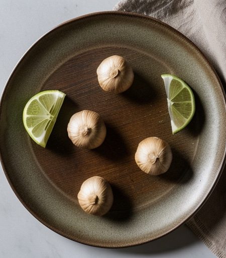 Mushrooms With Garlic and Lime recipe image