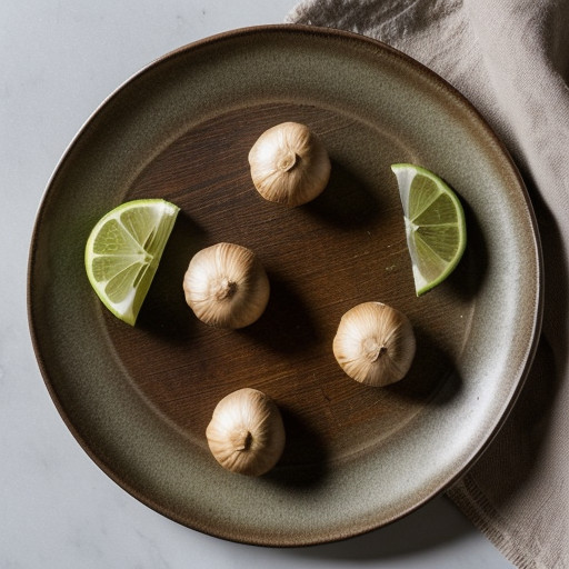 Mushrooms With Garlic and Lime recipe image