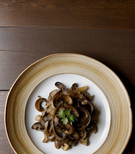 Mushrooms With Onions recipe image