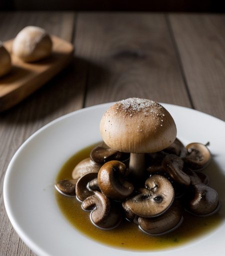 Mushrooms With White Truffle Oil recipe image