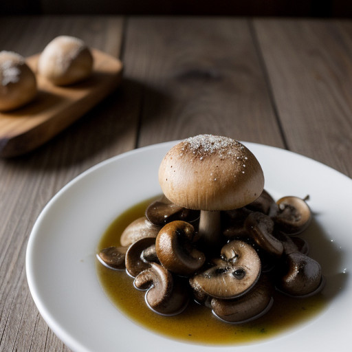 Mushrooms With White Truffle Oil recipe image