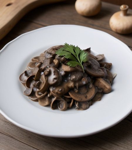 Mushrooms a La Stroganoff (Lf recipe image