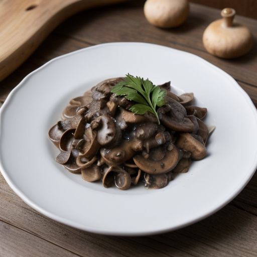 Mushrooms a La Stroganoff (Lf recipe image