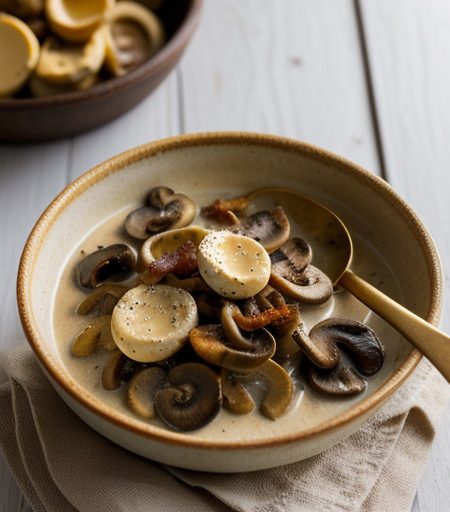 Mushrooms in Cream Sauce recipe image