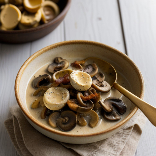 Mushrooms in Cream Sauce recipe image