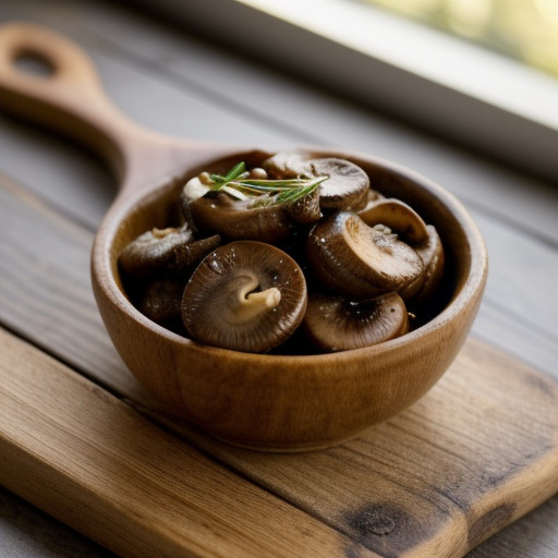 Mushrooms in Garlic Sauce recipe image