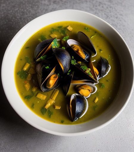 Mussel & Saffron Soup recipe image