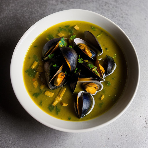 Mussel & Saffron Soup recipe image