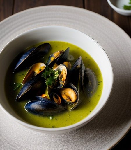 Mussel and Saffron Soup recipe image
