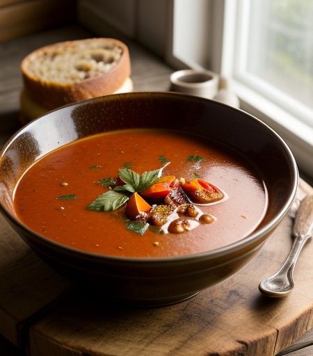 Mussel and Tomato Soup recipe image