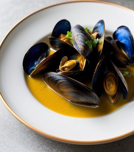 Mussels With Sour Curry recipe image