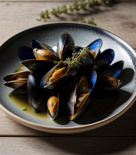 Mussels a La Portuguese recipe image