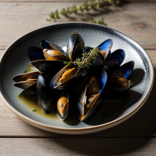 Mussels a La Portuguese recipe image