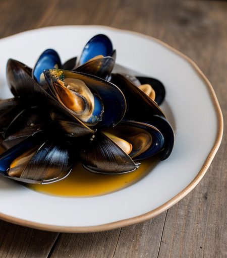 Mussels in Wine (Nz recipe image