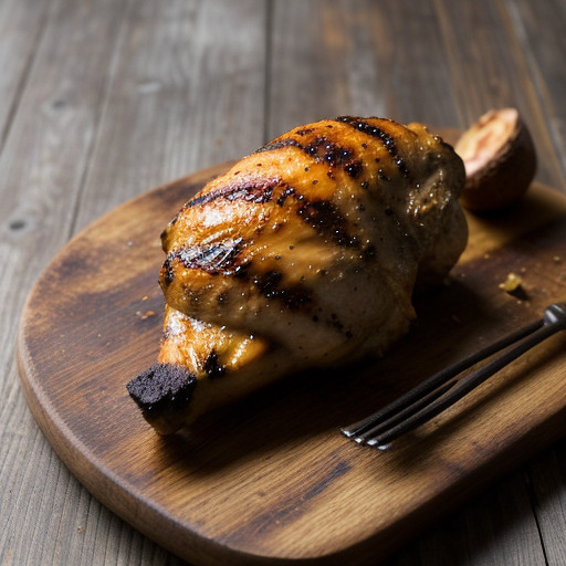 Mustard-Barbecued Chicken Legs recipe image