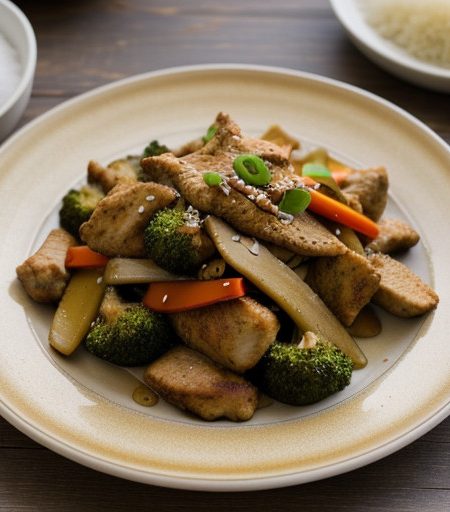 Mustard Chicken Stir-Fry recipe image