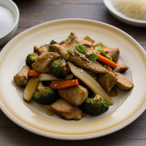 Mustard Chicken Stir-Fry recipe image