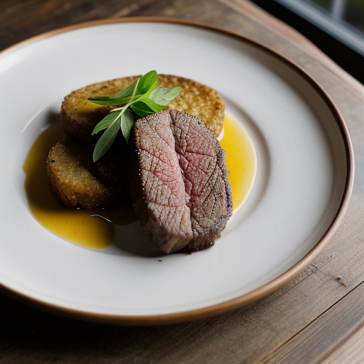 Mustard Fried Caribou recipe image