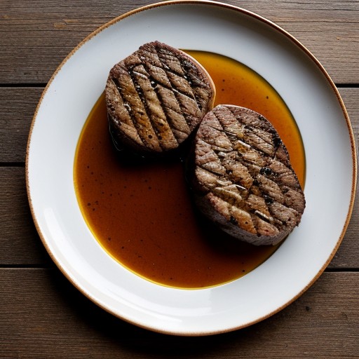 Mustard Grllled Steaks recipe image