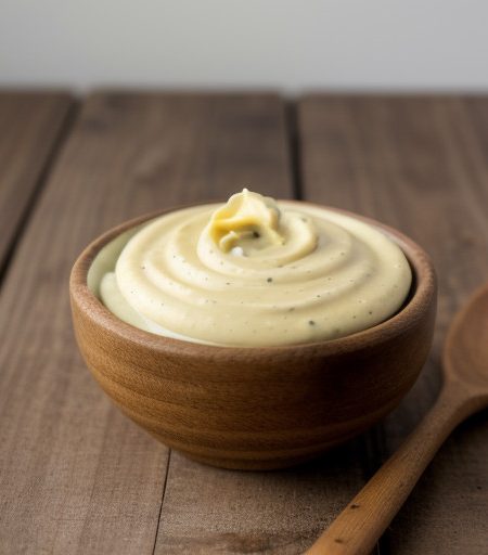Mustard Mayonnaise Asparagus Sauce recipe image