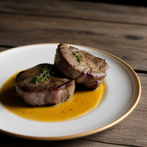 Mustard/Wine Marinated Lamb Chops recipe image