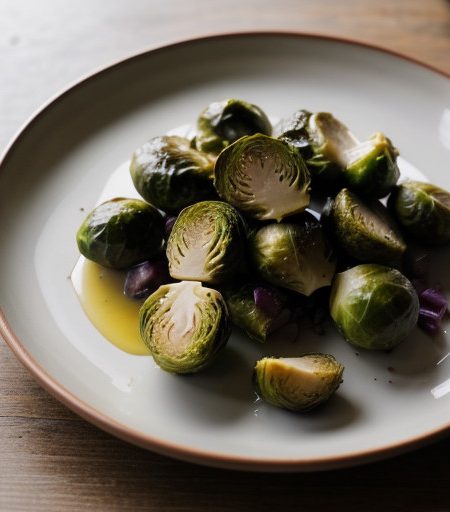 Mustardy Brussels Sprouts recipe image