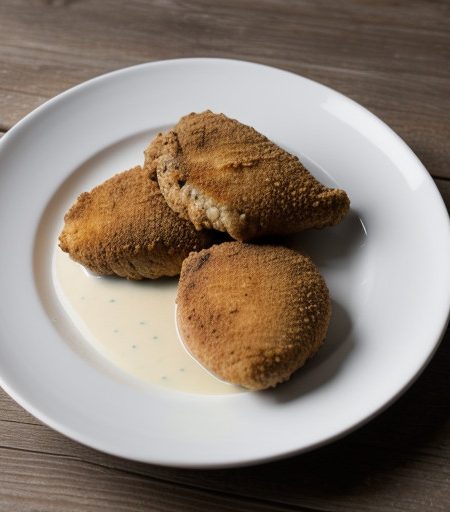 Mustardy Fried Chicken Breasts recipe image
