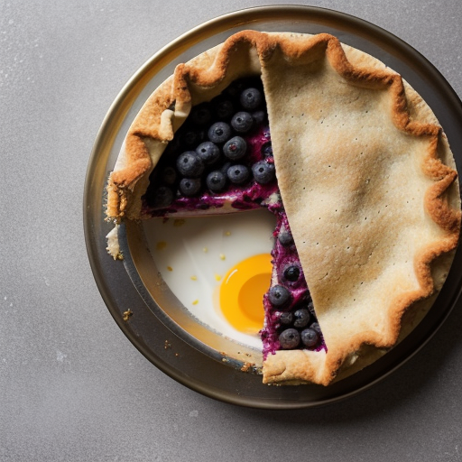 Mustikkapiiras (Blueberry Yogurt Pie recipe image