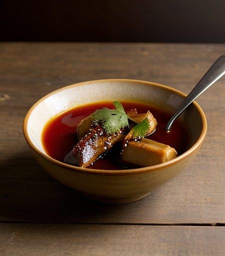 Mwei Jiong Yoke (Pork in Plum Sauce recipe image