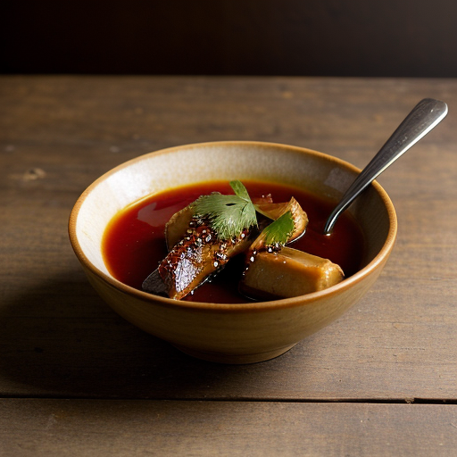 Mwei Jiong Yoke (Pork in Plum Sauce recipe image