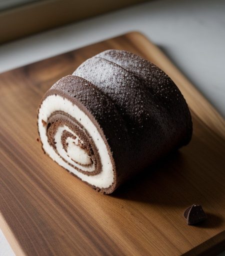 My Chocolate Cream Roll recipe image