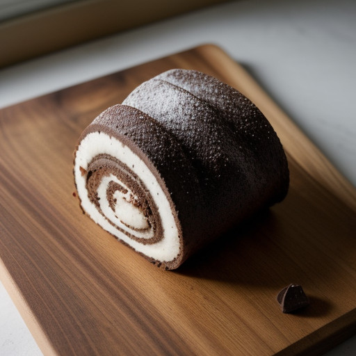 My Chocolate Cream Roll recipe image