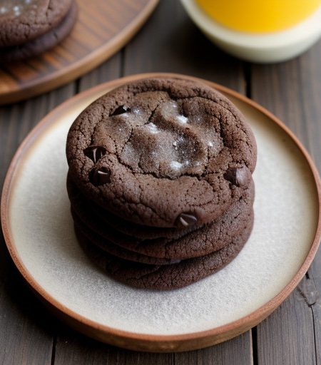 My Pressed Chocolate Cookies recipe image