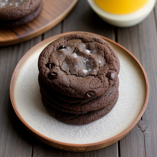 My Pressed Chocolate Cookies recipe image
