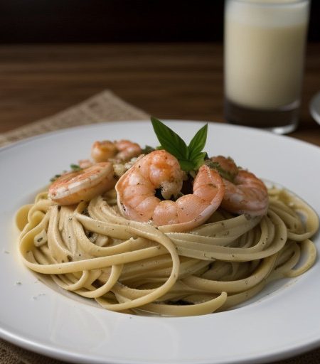 My Shrimp Linguine Alfredo recipe image