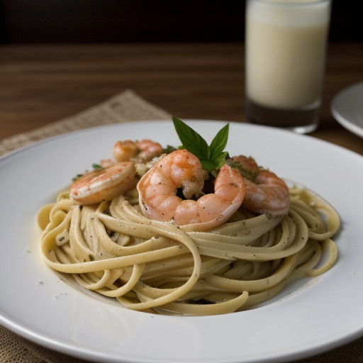 My Shrimp Linguine Alfredo recipe image