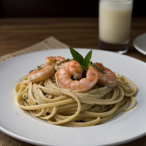 My Shrimp Linguine Alfredo recipe image