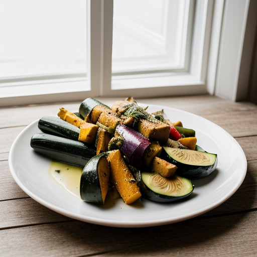 N.YR.EVE Feast - 1. Broiled Vegetable Medley recipe image