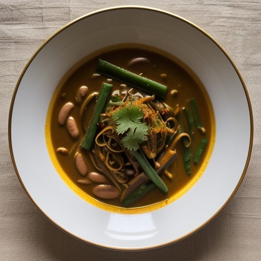 Nam Prik Curry Noodles (Kanom Jin Nam Prik recipe image