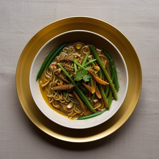 Nam Prik Curry Noodles (Kanom Jin Nam Prik recipe image