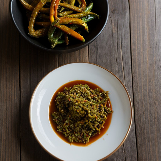 Nam Prik Pow (Black Chili Paste recipe image