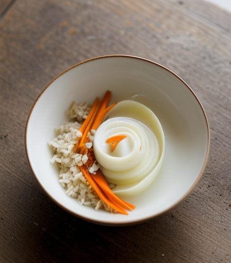 Namasu (Daikon & Carrot in Vinegar Dressing recipe image