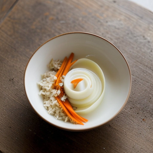 Namasu (Daikon & Carrot in Vinegar Dressing recipe image