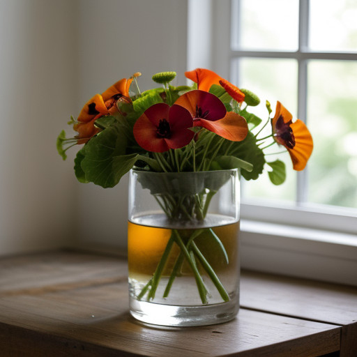 Nasturtium Salad recipe image