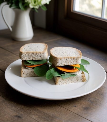 Nasturtium Tea Sandwiches recipe image