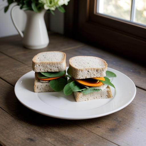 Nasturtium Tea Sandwiches recipe image