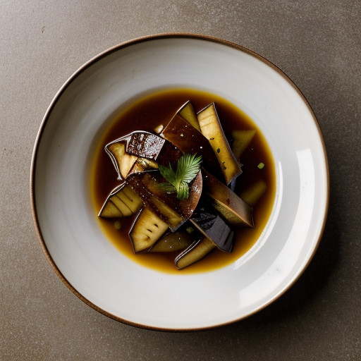 Nasu Karashi Sumiso-Ae (Eggplant W/ Mustard & recipe image